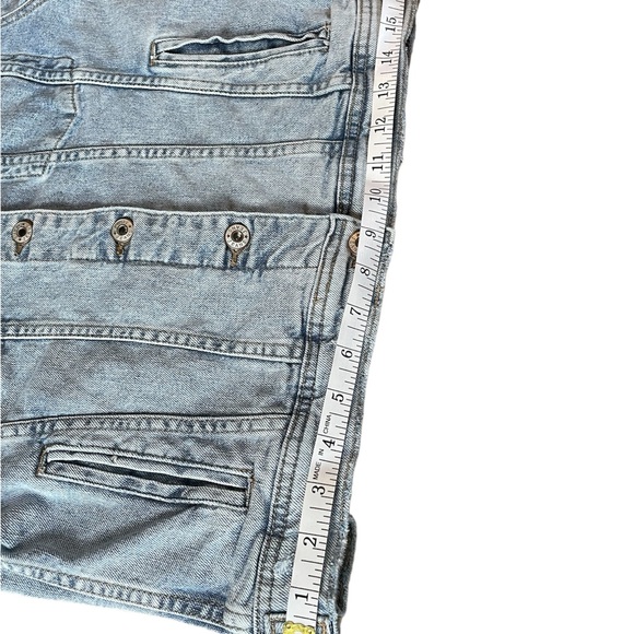 Itamaska Distressed Denim Jacket Light Blue Women’s  XL. - Picture 14 of 16